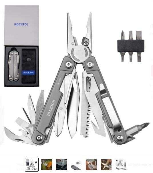 ROCKTOL 27 FONKSİYONLU MULTITOOL PENSE KILIFLI