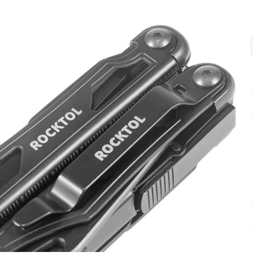 ROCKTOL 12 FONKSİYONLU MULTITOOL SİYAH ÇAKI KILIFI