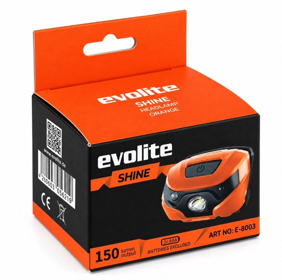 EVOLITE SHINE 150 LM KAFA LAMBASI - TURUNCU
