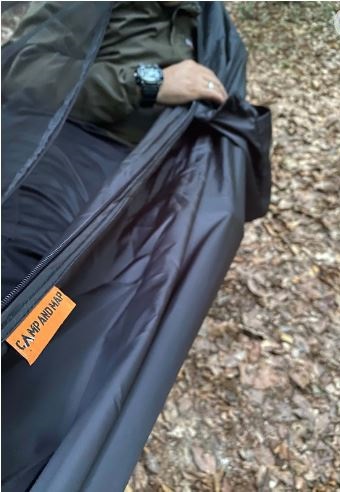 CAMPANDMAP Black&Black Cibinlikli Hamak (YENİ NESİL KUMAŞ)