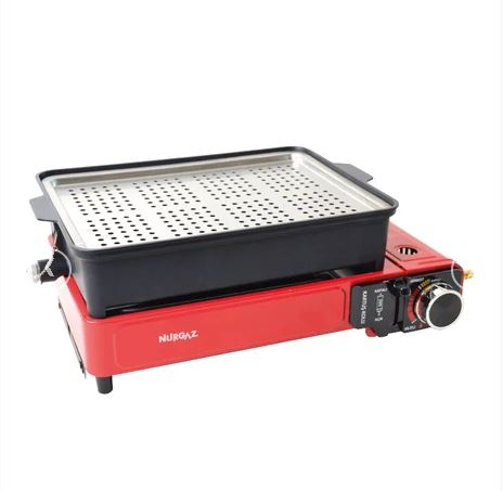NURGAZ PORTATİF GAZLI BARBEKÜ VE PİŞİRME SETİ OCAK