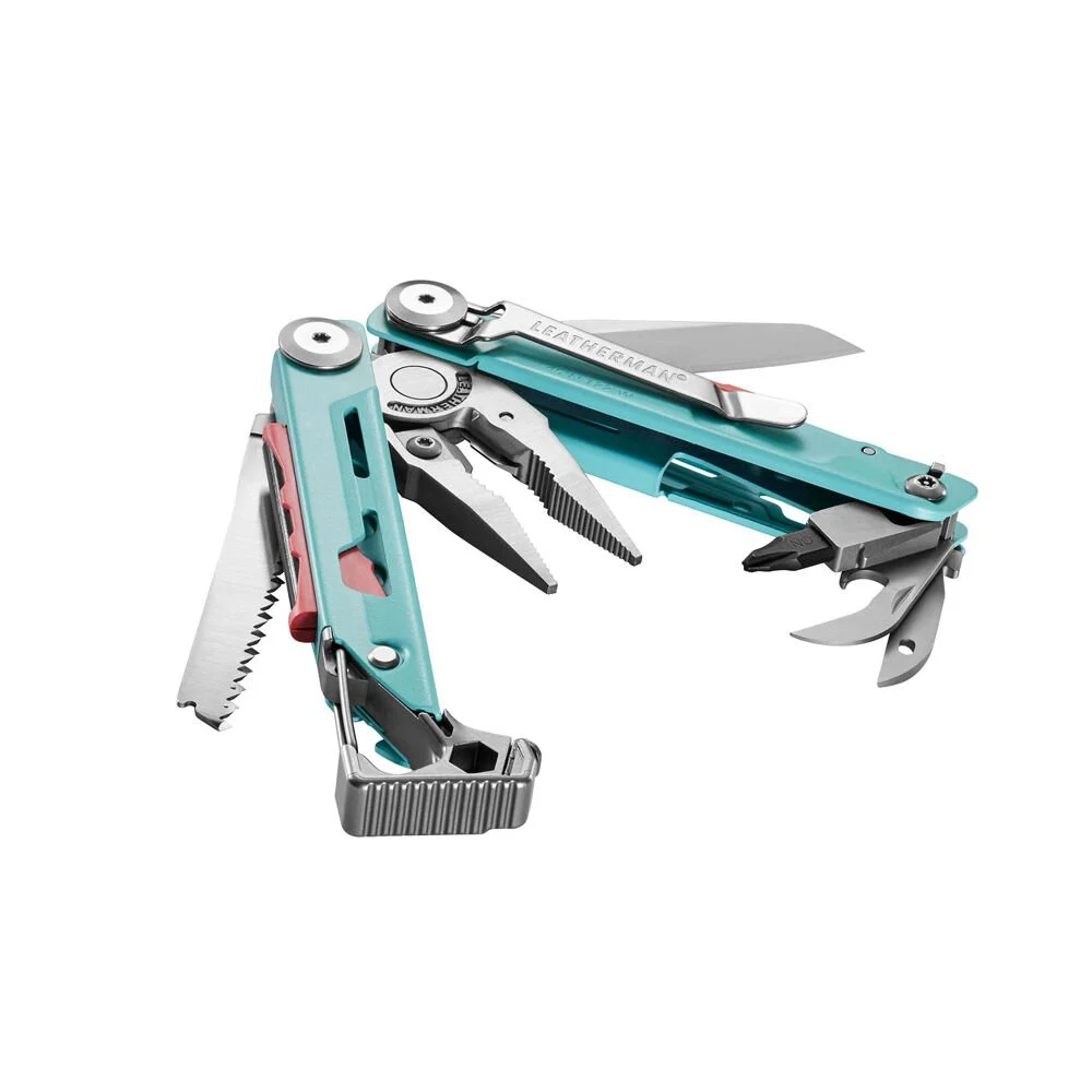 LEATHERMAN SIGNAL AQUA &  SILVER