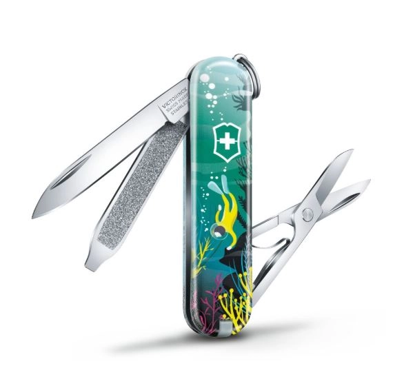 Victorinox 0.6223.L2006 Classic Deep Dive Desenli 2020 Limitli Çakı