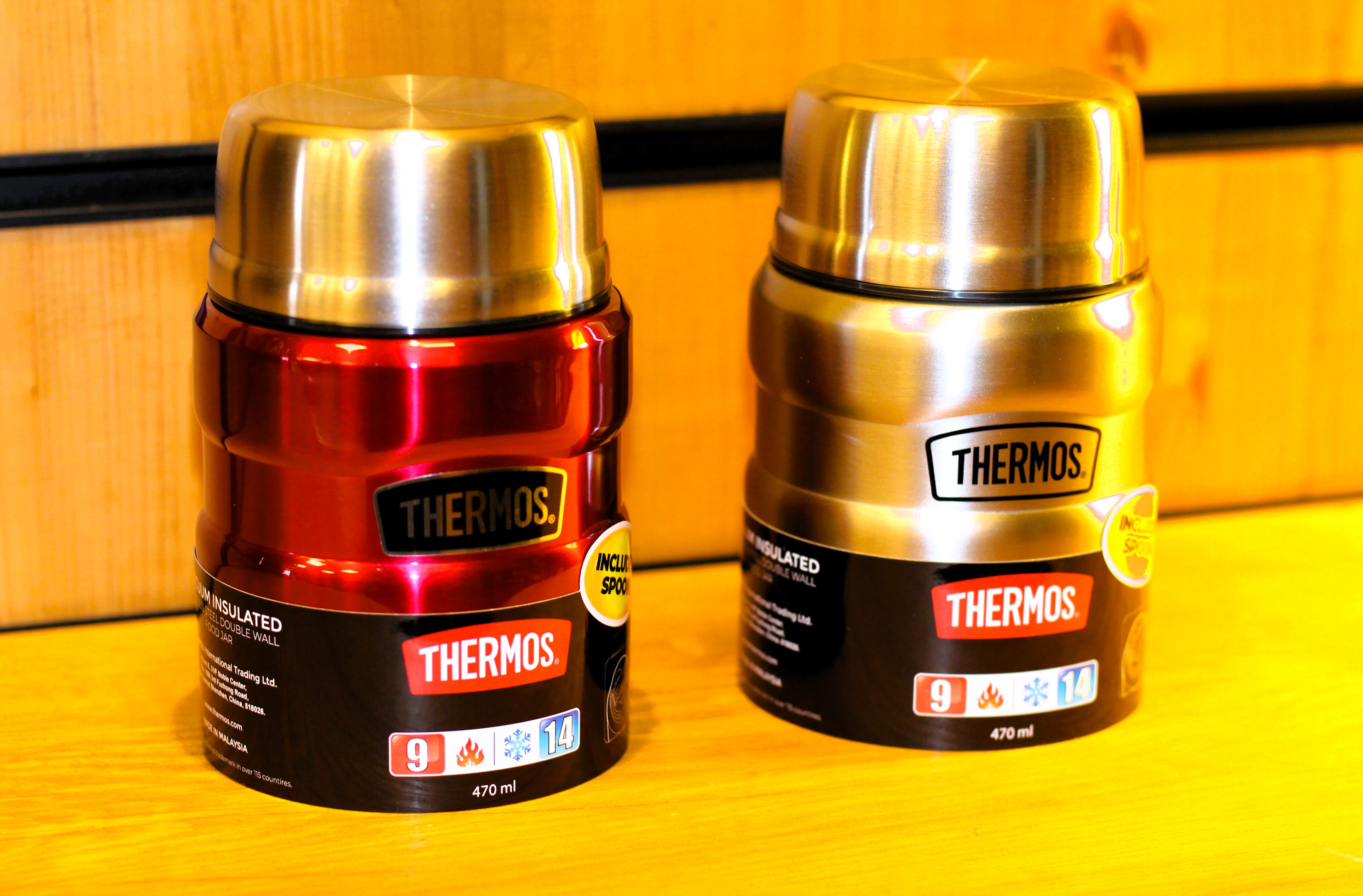 THERMOS SK3000 STAINLESS KING YEMEK TERMOSU 0,47L MATTE STAINLESS STEEL 101311  ’’ORGINIAL’’