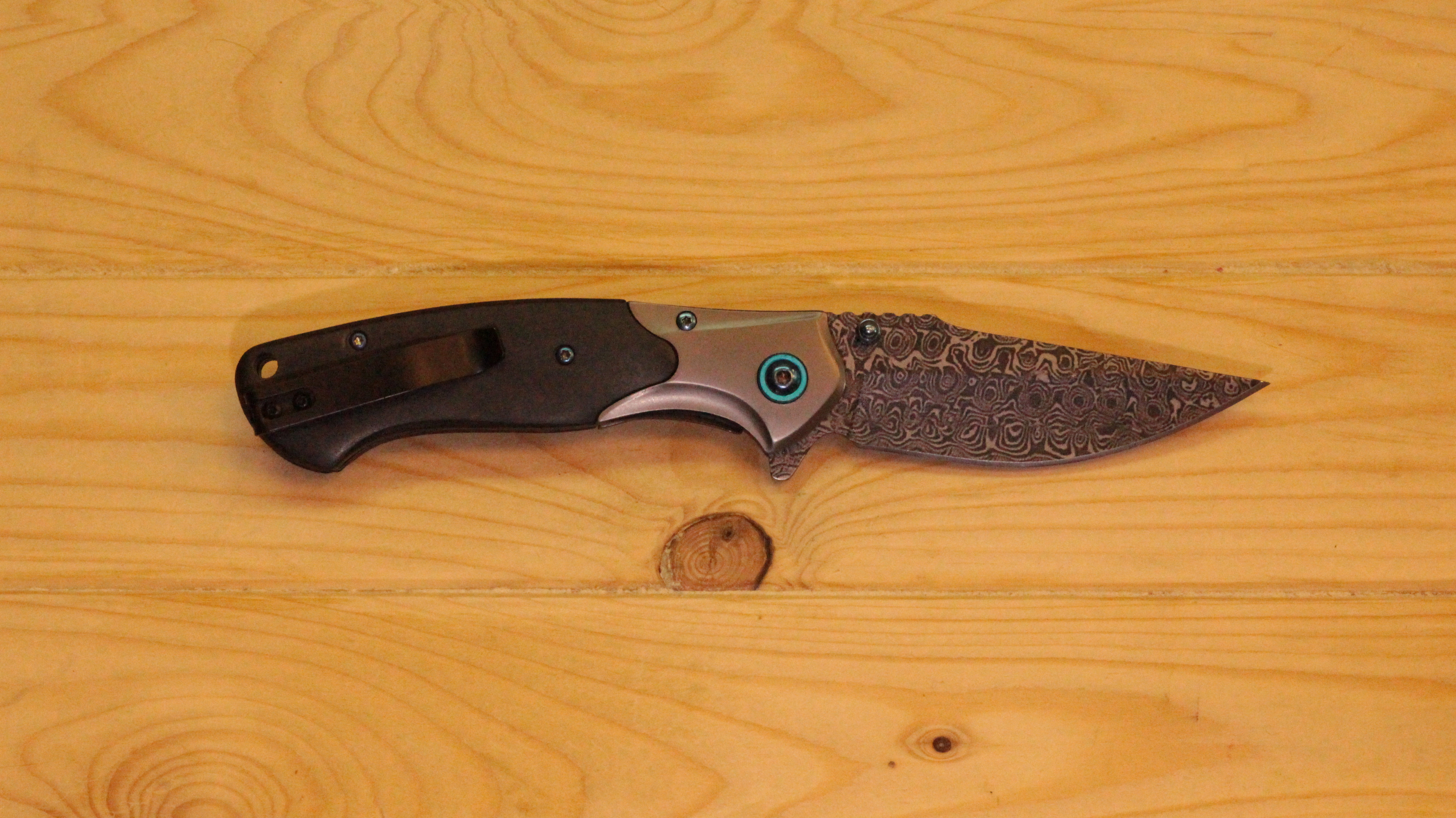 WOLFTRACK DAMASCUS DESENLİ ÇAKI