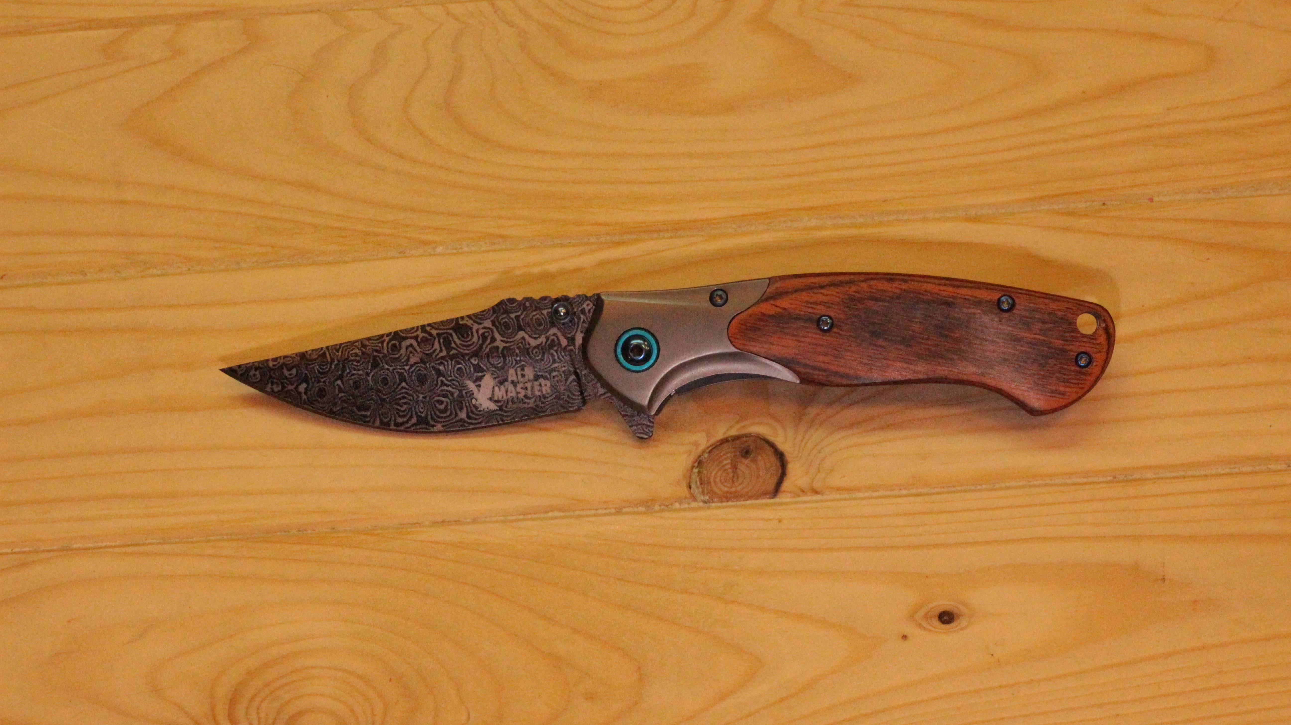 WOLFTRACK DAMASCUS DESENLİ GÜL AĞACI ÇAKI