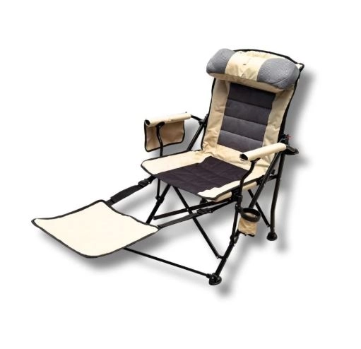 WINDCAMP COMFORT SIRT AYARLANABİLİR AYAK UZATMALI KATLANIR KAMP SANDALYESİ