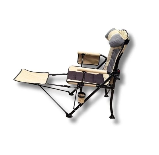 WINDCAMP COMFORT SIRT AYARLANABİLİR AYAK UZATMALI KATLANIR KAMP SANDALYESİ