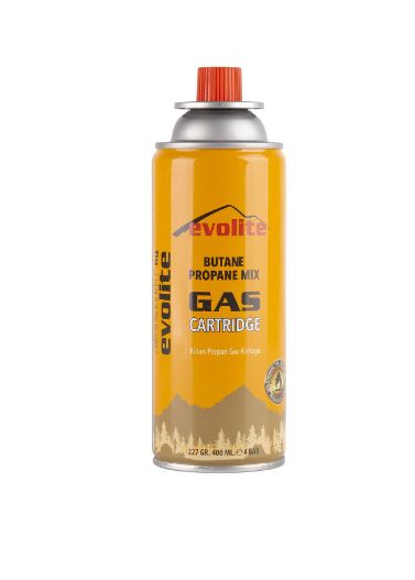 EVOLITE BUTANE PROPANE VALFLİ GAZ OCAK KARTUŞU 227 Gr