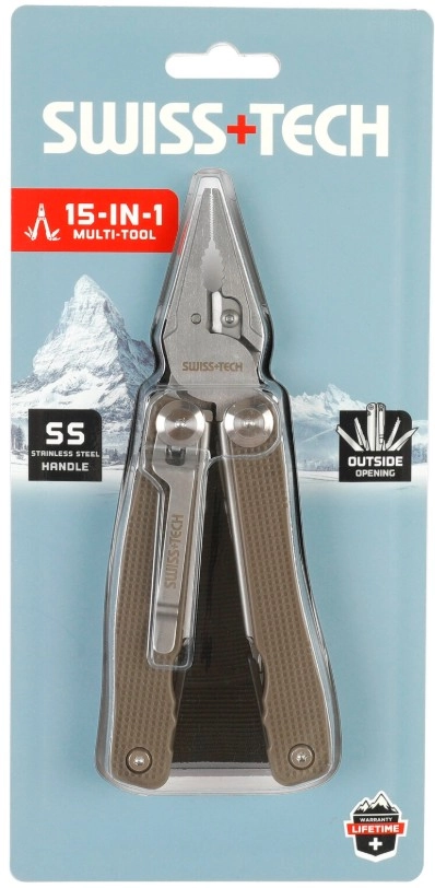 SWISSTECH 15 -IN-1 MUTI TOOL ST021039  ( ÇOK AMAÇLI PENSE )