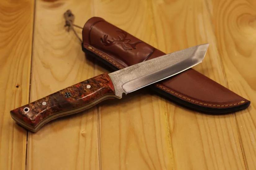 WOLFTRACK BURL BUSHCRAFT BIÇAK