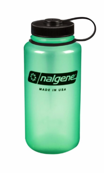 Nalgene 32oz WM Green Glow / Black Cap Tritan Suluk