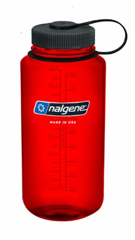 Nalgene 32oz WM Red / Black Cap Tritan Suluk