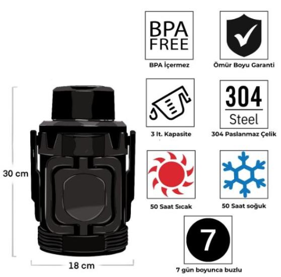 İgloo Big Barrel Termos 3 Litre