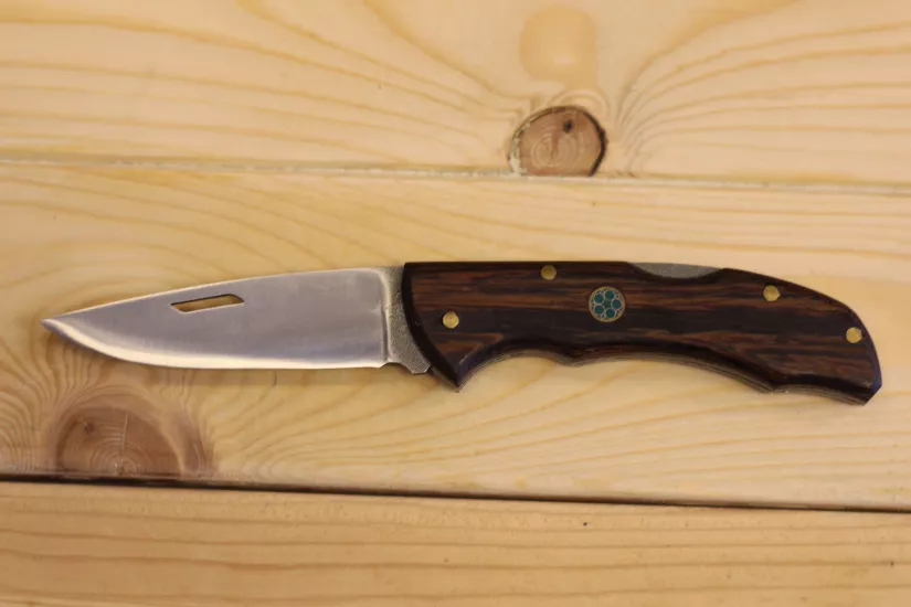 WOLFTRACK AHŞAP KABZA ÇAKI WENGE