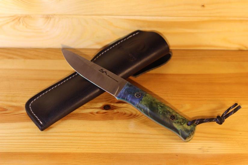 WOLFTRACK GREEN BLUE BUSHCRAFT BIÇAK