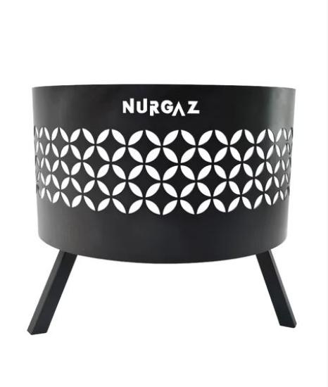 NURGAZ ORMAN ŞÖMİNESİ YILDIZ DESENLİ