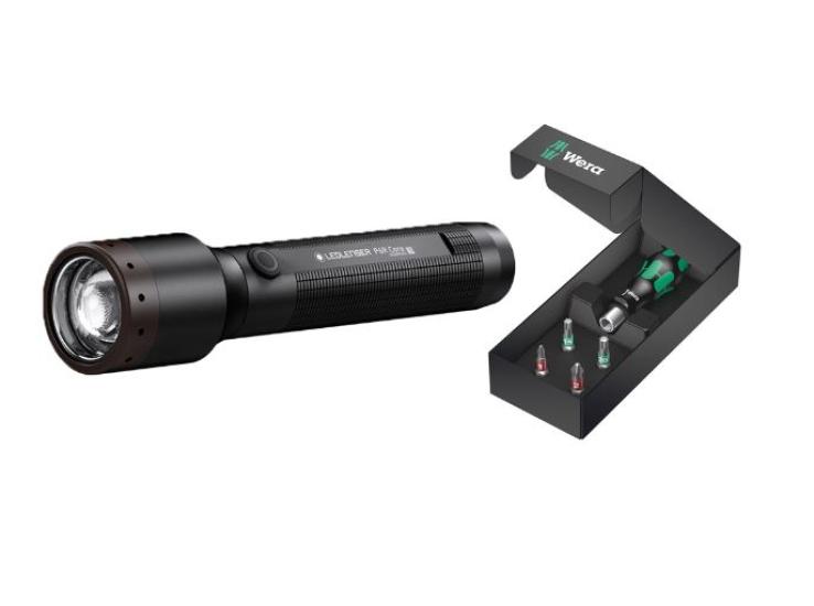 LEDLENSER P6R CORE + WERA SET  ( HEDİYELİ )