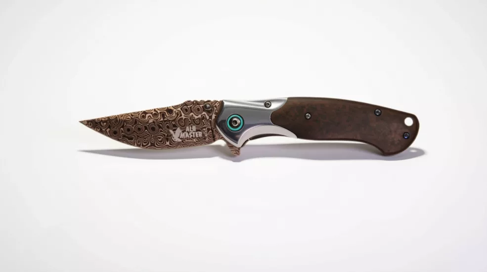 WOLFTRACK DAMASCUS DESENLİ ÇAKI