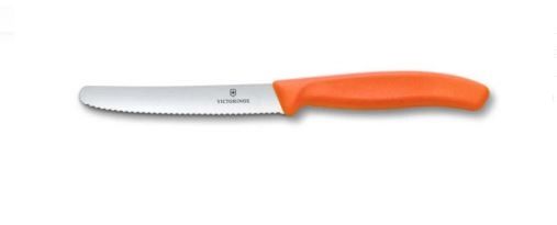 Victorinox 6.7839.C1 Swiss Classic 11cm Domates Bıçağı, Koyu Turuncu