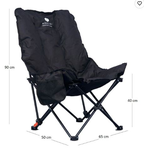 WINDCAMP KATLANIR KAMP SANDALYESİ (BEL KORUNAKLI)