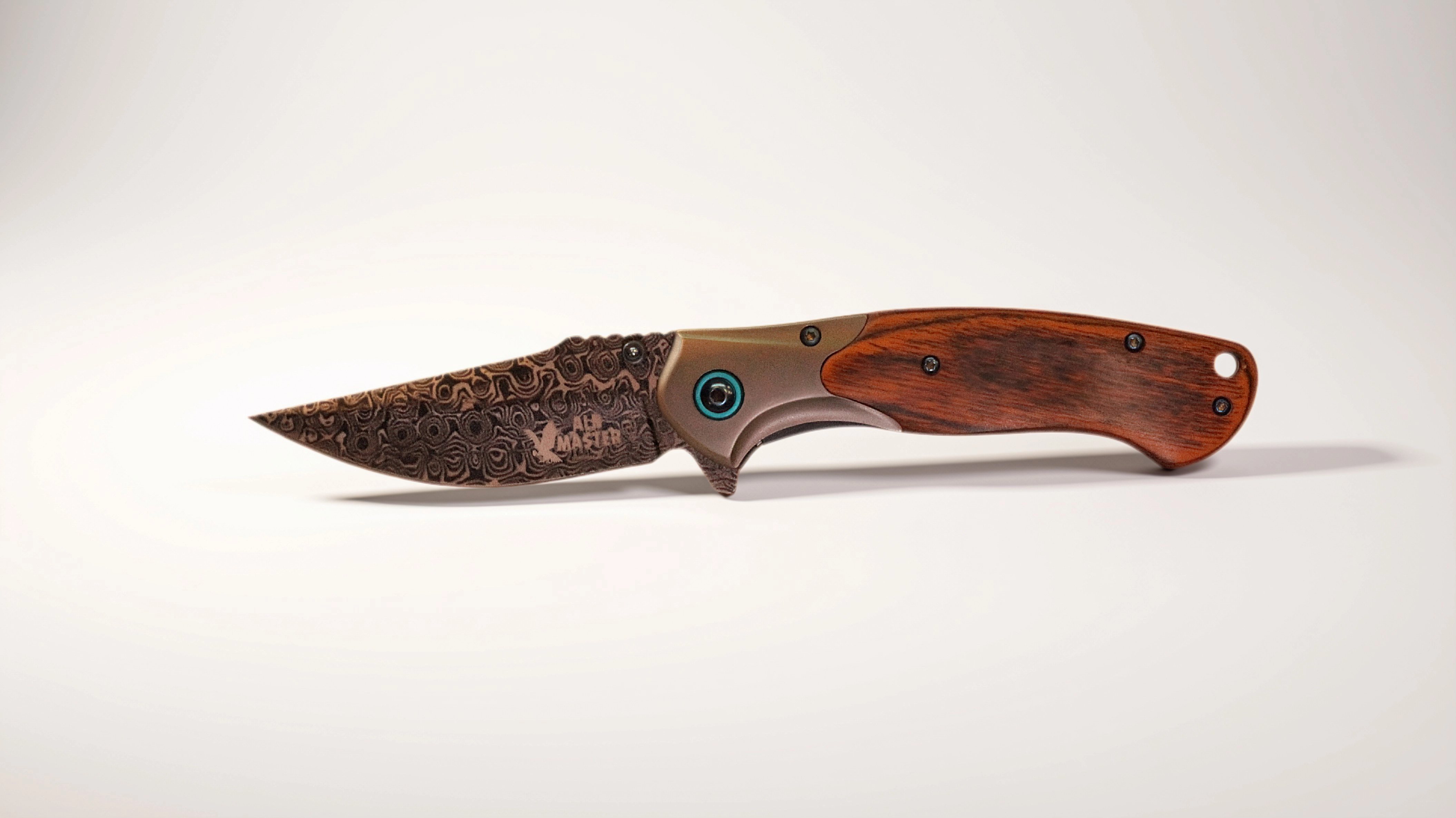 WOLFTRACK DAMASCUS DESENLİ GÜL AĞACI ÇAKI