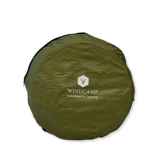 WINDCAMP OTOMATİK AÇILIR KARAVAN DIŞ DUŞ ÇADIRI, GİYİNME KABİNİ - YEŞİL