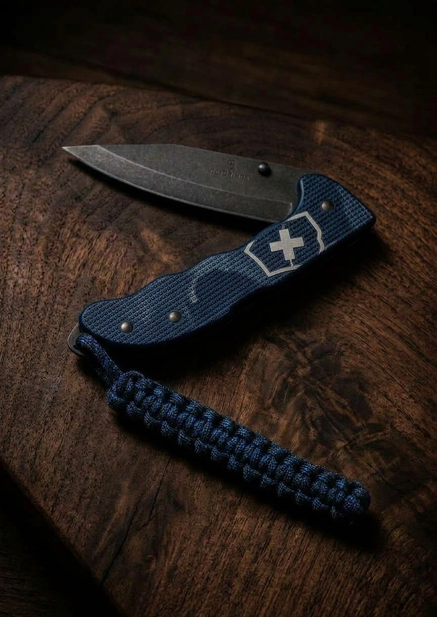 Victorinox 0.9425.DS222 BSH Alox Çakı, Mavi Kamuflaj